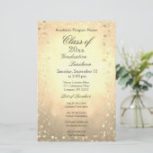 Graduation Luncheon Gold Confetti (Standing Front)