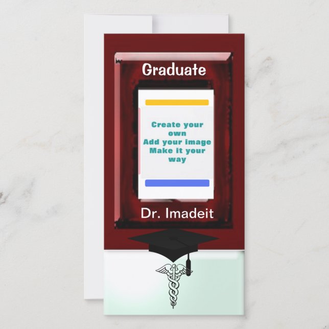 Graduation Medical School Announcement (Front)