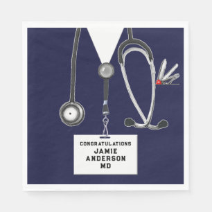 Graduation Medical School Napkins