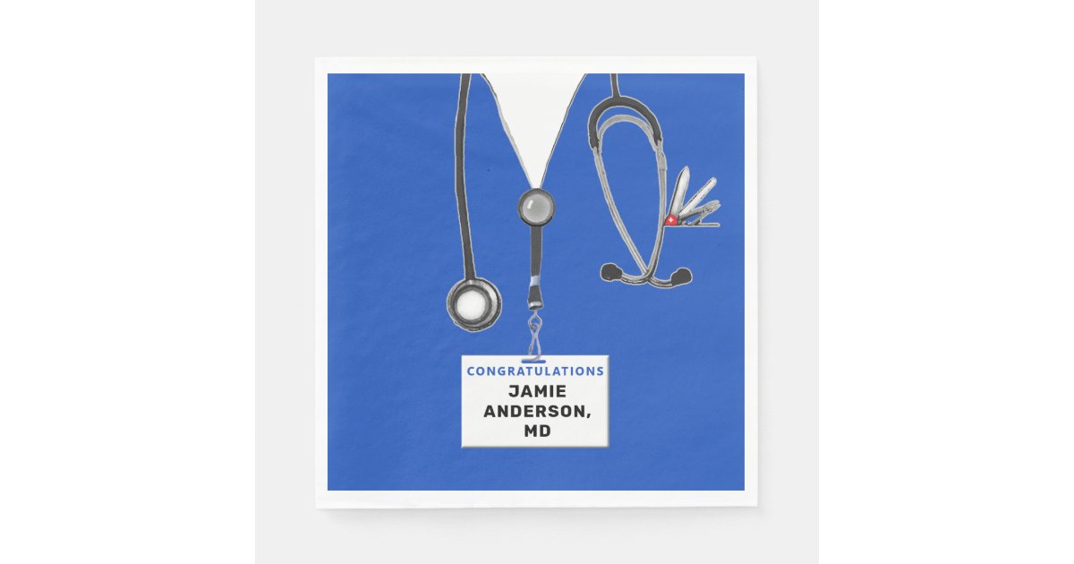 Graduation Medical School Napkins Zazzle