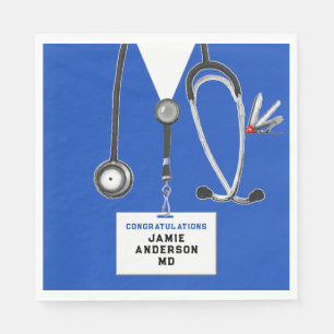 Graduation Medical School Napkins