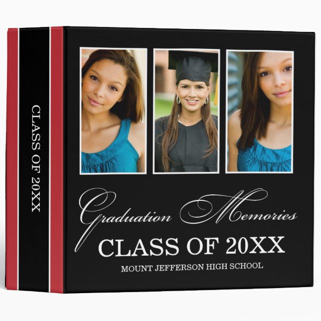 GRADUATION MEMORIES | PHOTO ALBUM BINDER (Front/Spine)