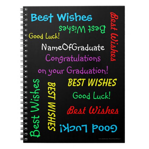 Graduation Memory Book, FUN Album, Black