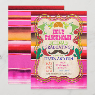 Graduation Mexican Fiesta Invitation