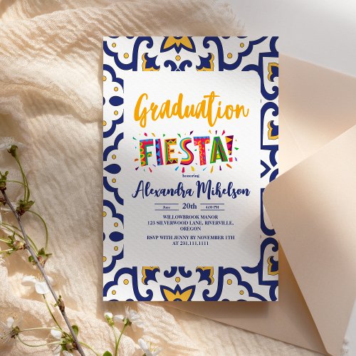 Graduation Mexican Fiesta Invitation