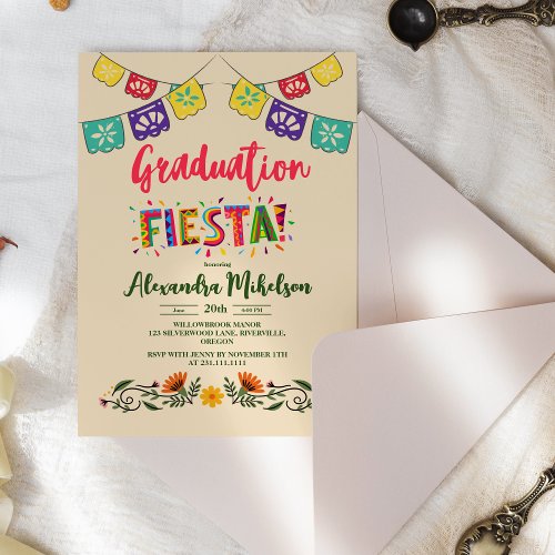 Graduation Mexican Fiesta Invitation