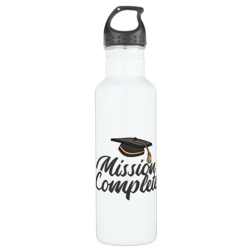 Graduation Mission Complete Stainless Steel Water Bottle