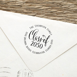 Graduation Modern Simple Class of Return Address Self-inking Stamp