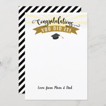 Graduation Money Gift Well Done Money Card Holder by GenerationIns at Zazzle