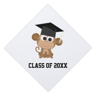 Graduation Monkey Cap Topper