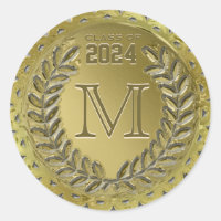 Graduation Monogram Sticker