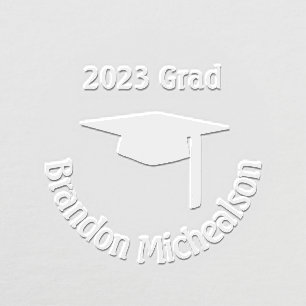 Graduation Mortarboard Cap Personalized Embosser