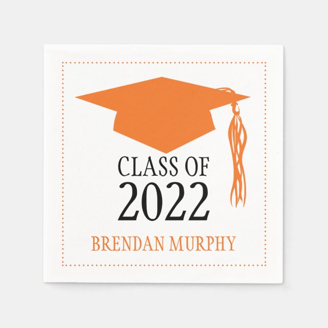 Graduation Mortarboard Class of 2015 Paper Napkins (Front)