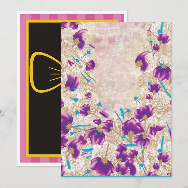 Graduation, Moving & Celebration Announcement Card (Front/Back)