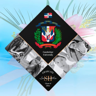 Graduation multi photo & Dominican Republic Cap Topper
