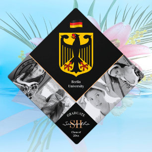 Graduation multi photo & Germany elegant / German Cap Topper