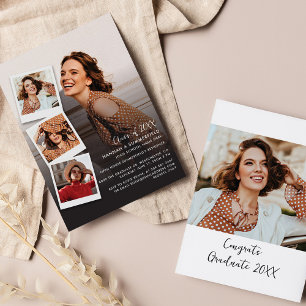 Graduation Multi Photo Grad 2025 Party Invitation