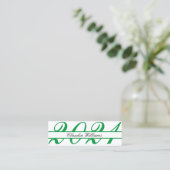Graduation Name Card . Elegant Classic Insert Card (Standing Front)