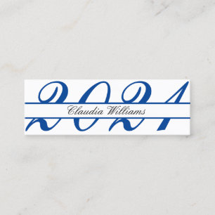 Graduation Name Card . Elegant Classic Insert Card