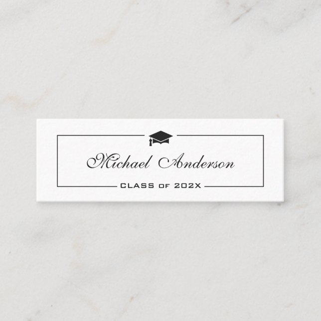 grad name cards Graduation Name Card Template – Digital Doc Inc main image 0