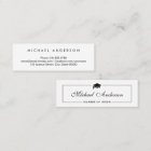 Graduation Name Card - Elegant Classic Insert Card | Zazzle