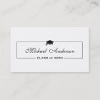 Graduation Name Card - Elegant Classic Insert Card | Zazzle