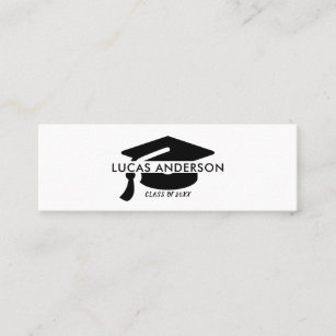 Graduation Name Card . Elegant Classic Insert Card