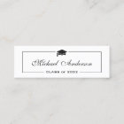 Graduation Name Card - Elegant Classic Insert Card | Zazzle