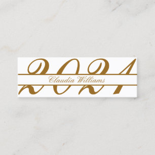 Graduation Name Card . Elegant Classic Insert Card