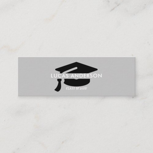 Graduation Name Card  Elegant Classic Insert Card