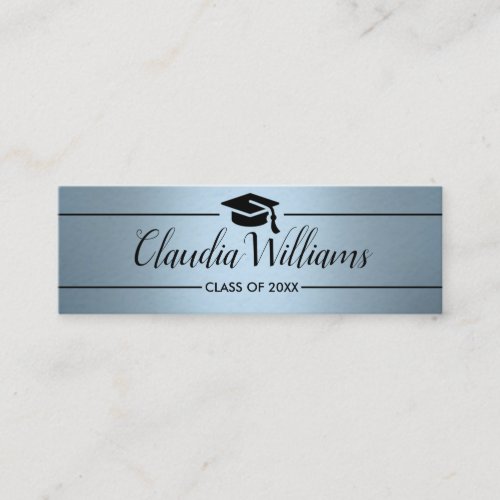 Graduation Name Card _ Elegant Classic Insert Card