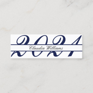 Graduation Name Card . Elegant Classic Insert Card