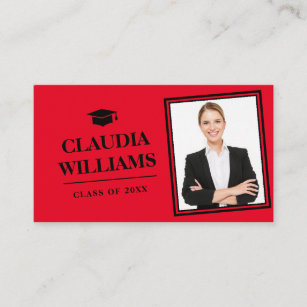 Graduation Name Card - Elegant Classic Insert Card