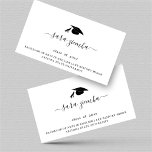 Graduation Name Card Grad Announcement Insert<br><div class="desc">Graduation Name Card / Grad Announcement Insert - An elegant memento for family and friends.</div>