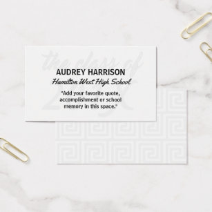 graduation party business cards templates zazzle graduation name card inserts template