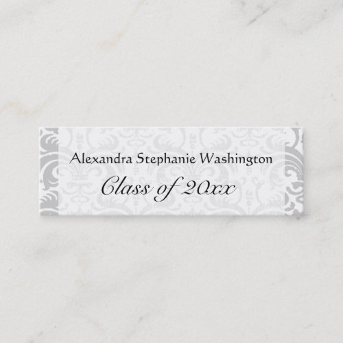 Graduation Name Card Set, Senior Class Keepsake Business Card