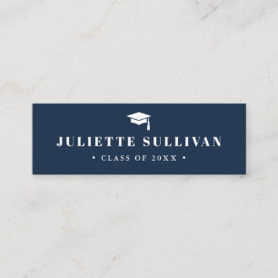 Graduation Name Card Simple Type Insert Card