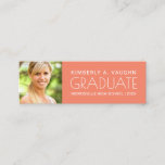 Graduation Name Card With Photo &amp; Edit Color at Zazzle