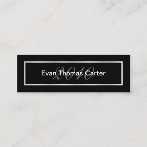 Customizable Graduation Name Cards - 2010 Business Card Templates