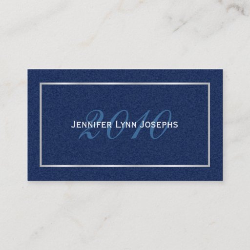 Customizable Graduation Name Cards - 2010 Business Card Templates