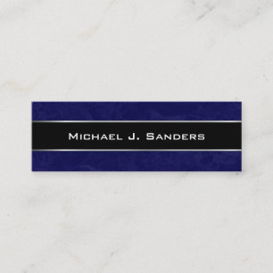 Graduation Name Cards - Marble Blue and Black