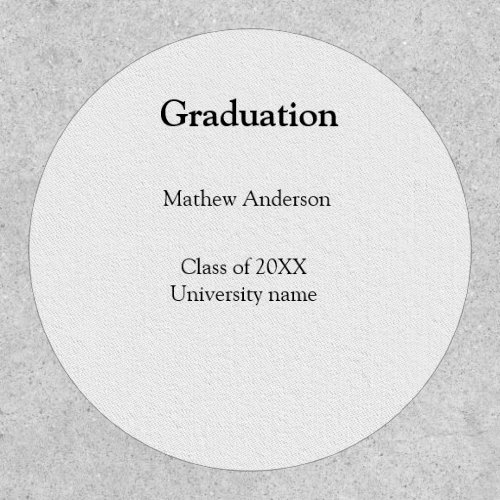 Graduation name class of 20XX university name simp