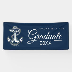 Graduation Naval Academy Anchor Banner