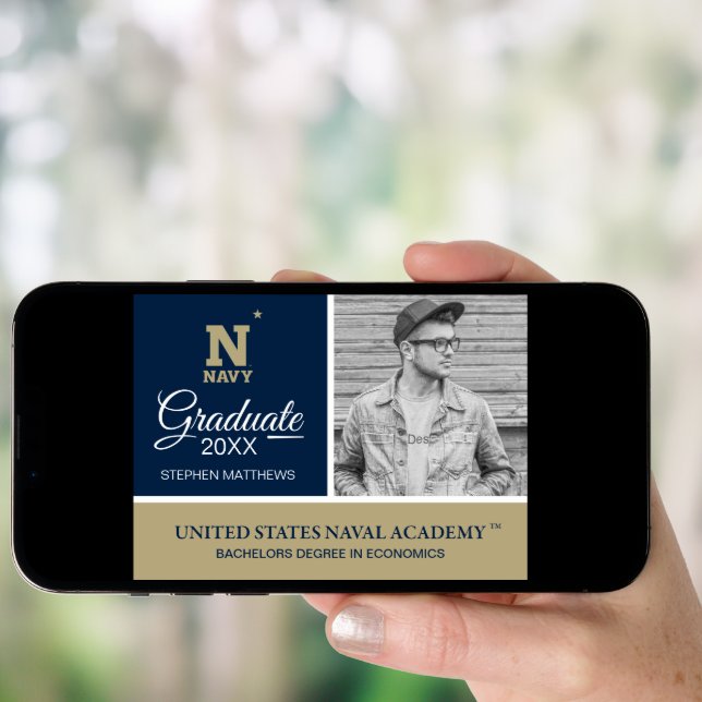 Graduation | Naval Academy Anchor Invitation (Front Digital)
