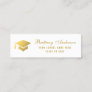 Graduation Networking Gold Calling Card