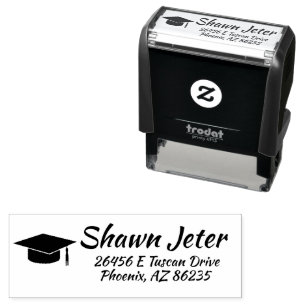 Graduation, New Grad Self Inking Rubber Stamp