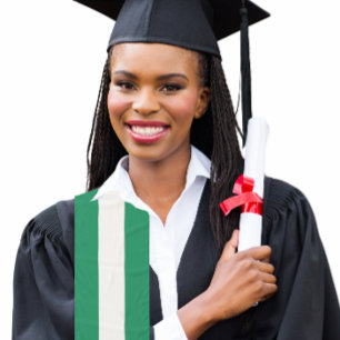 Graduation Nigerian Flag Scarf Stole Sash
