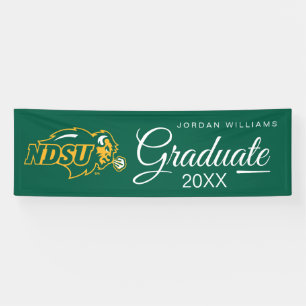 Graduation   North Dakota State Bison Head Banner