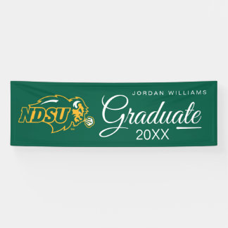Graduation | North Dakota State Bison Head Banner