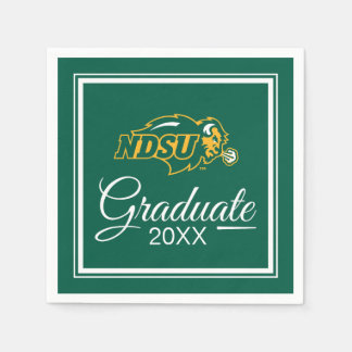 Graduation | North Dakota State Bison Head Napkins